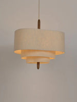 Wabi Sabi Japan Cloth Ceiling Chandelier for Home Decor - Elegant Island Pendant Lights