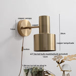 LED Wall Lamp with Pull Chain Switch for Modern Home Decor