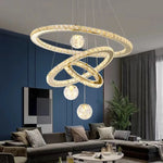 Modern LED Pendant Lights Chandelier for Foyer, Villa, and Stairs