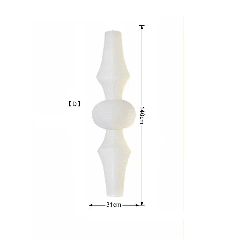 Akari Paper Pendant Lamp by - Noguchi Style Chandelier for Living Room & Bedroom