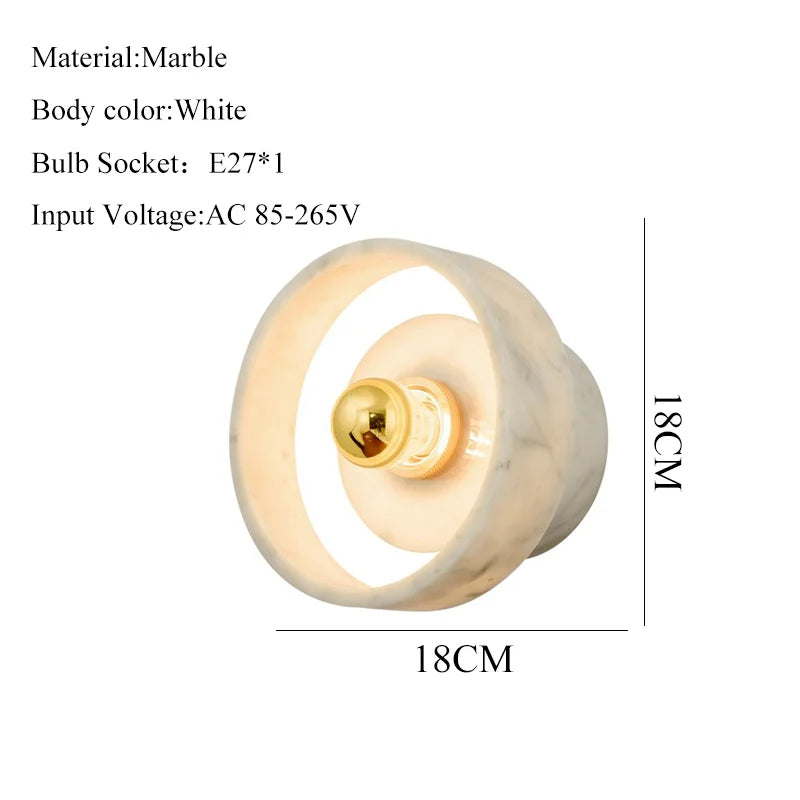 Menards Modern Marble Wall Lamp