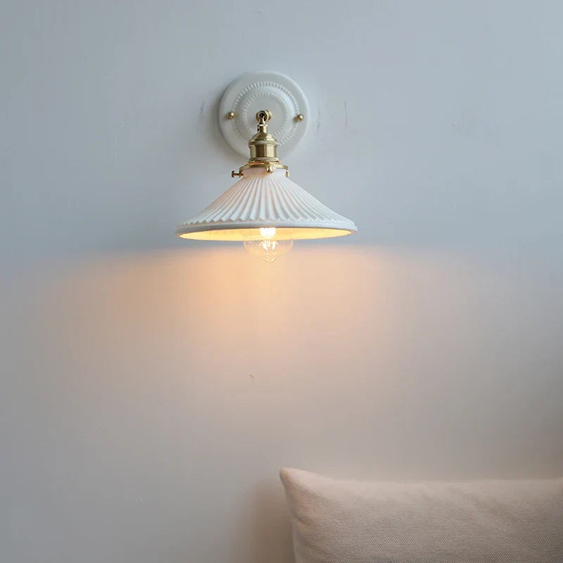 Ceramic LED Wall Lamps - Minimalist Modern Nordic Design for Living Room, Bedroom, Mirror