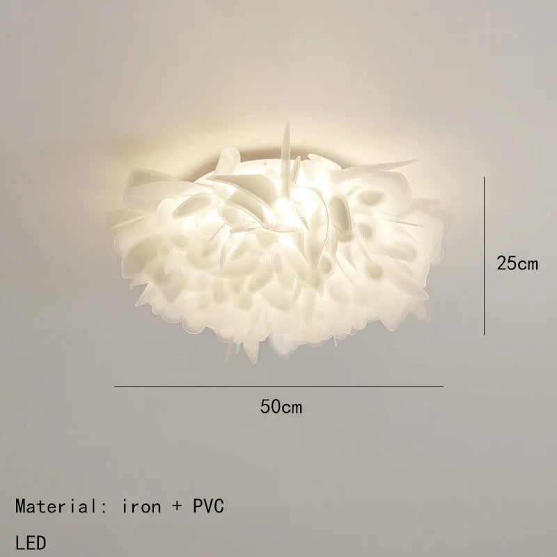 Luxury Petal Ceiling Lamp for Bedroom Foyer Dining Room Lighting