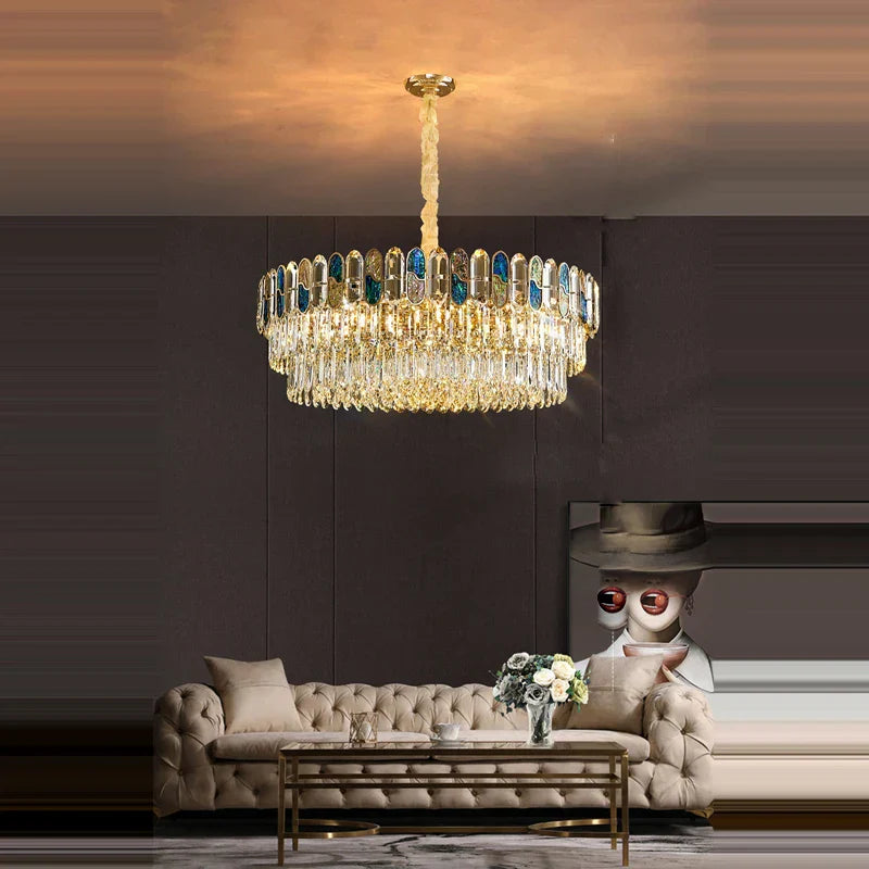 Crystal Chandelier LED Lighting for Living Room