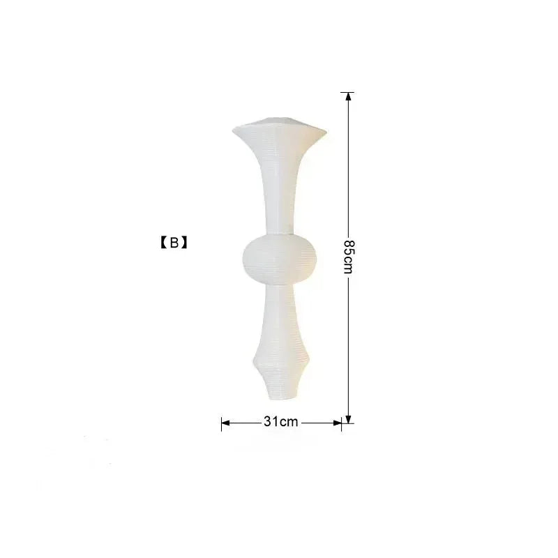 Akari Paper Pendant Lamp by - Noguchi Style Chandelier for Living Room & Bedroom