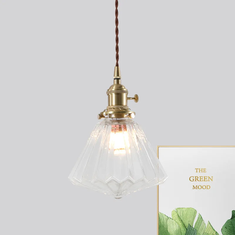 Afralia™ Glass LED Pendant Lights for Bedroom Living Room Kitchen Nordic Lamp