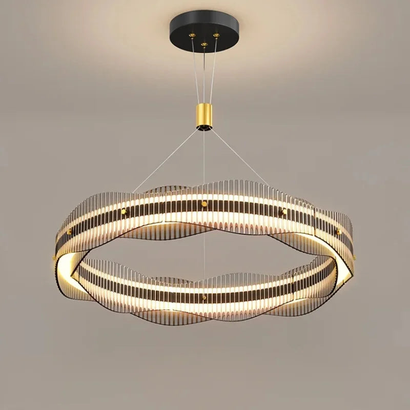 LED Pendant Light: Modern Minimalist Chandelier for Living, Dining, Kitchen, Bedroom, Office