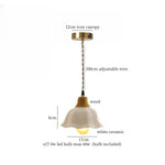 Afralia™ Ceramic LED Pendant Light for Kitchen Dining Living Room