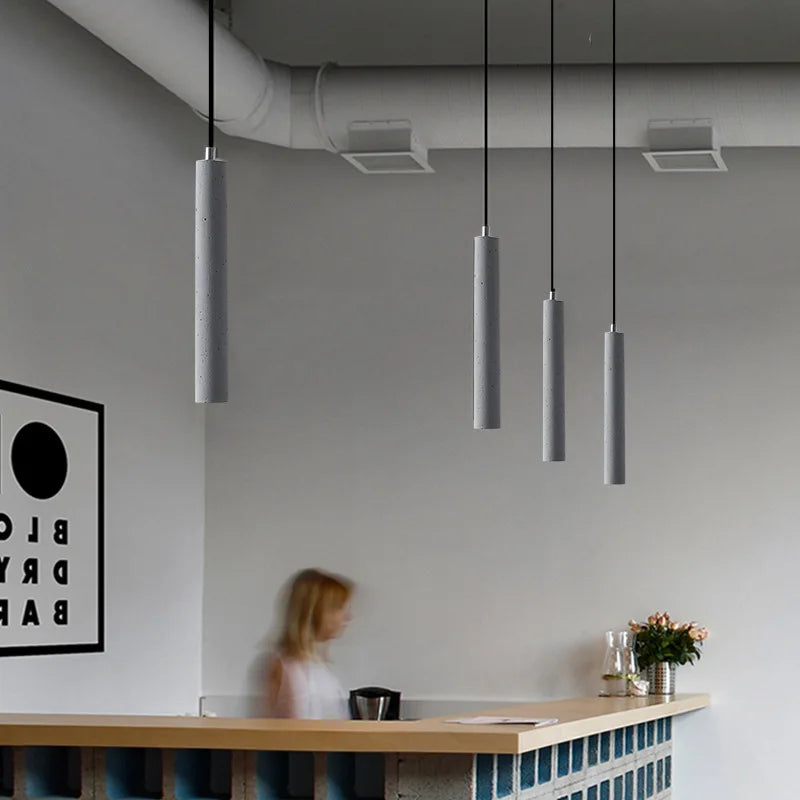 Afralia™ Terrazzo LED Pendant Lights: Modern Minimalist Hanging Lamp for Living Room and Cafe