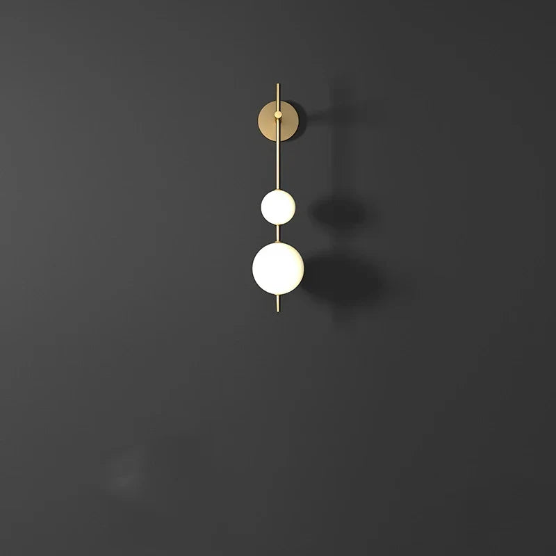 Vertical Globe Wall Sconce Light for Home Decor