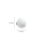 Glass Egg Wall Sconces Lamp Ceiling Light with E27 Led Bulb