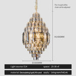 Lazzo Crystal Modern Chandelier