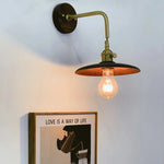 Nordic Wood LED Wall Lamp Pull Chain Switch for Home Decor & Lighting