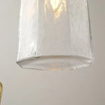 Copper Glass LED Pendant Lights Modern Hanging Lamp for Bar Bedroom Living Room