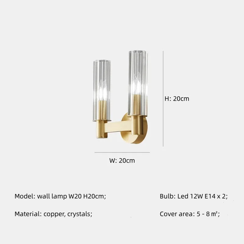 Crystal Chandelier Pendant Lights - Luxury LED Lighting for Living Room