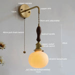 Copper Ceramic LED Wall Lamps - Nordic Modern Design