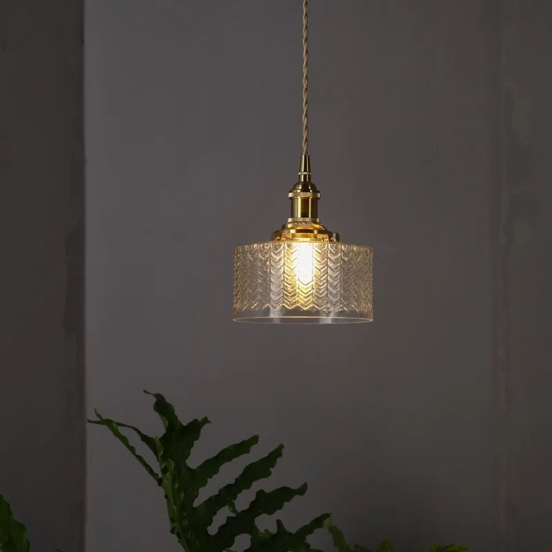 Afralia™ Minimalist Nordic Glass LED Pendant Lamp for Home and Kitchen