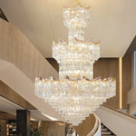 Crystal Duplex Chandelier: Post-Modern Luxury Living Room Club Villa Lighting