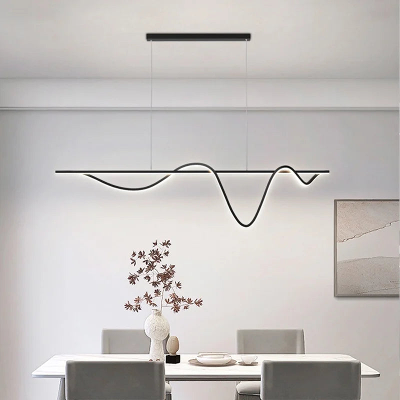 Afralia™ Minimalistic LED Pendant Light for Modern Dining Room Elegance
