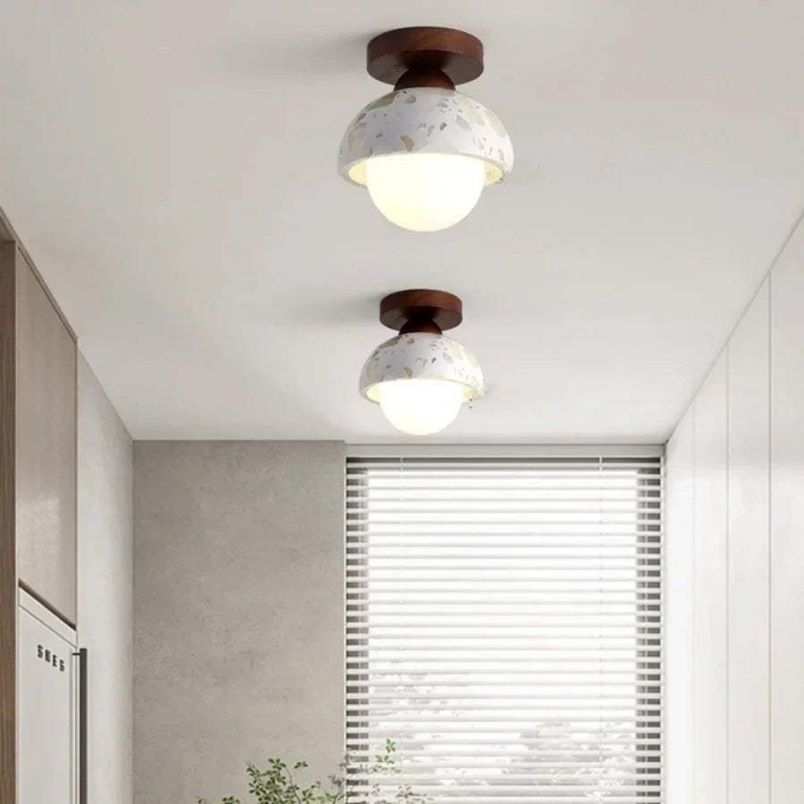 Wabi Sabi LED Ceiling Lights for Corridor, Stair, Restaurant, Terrazzo, Marble Stone & Wood