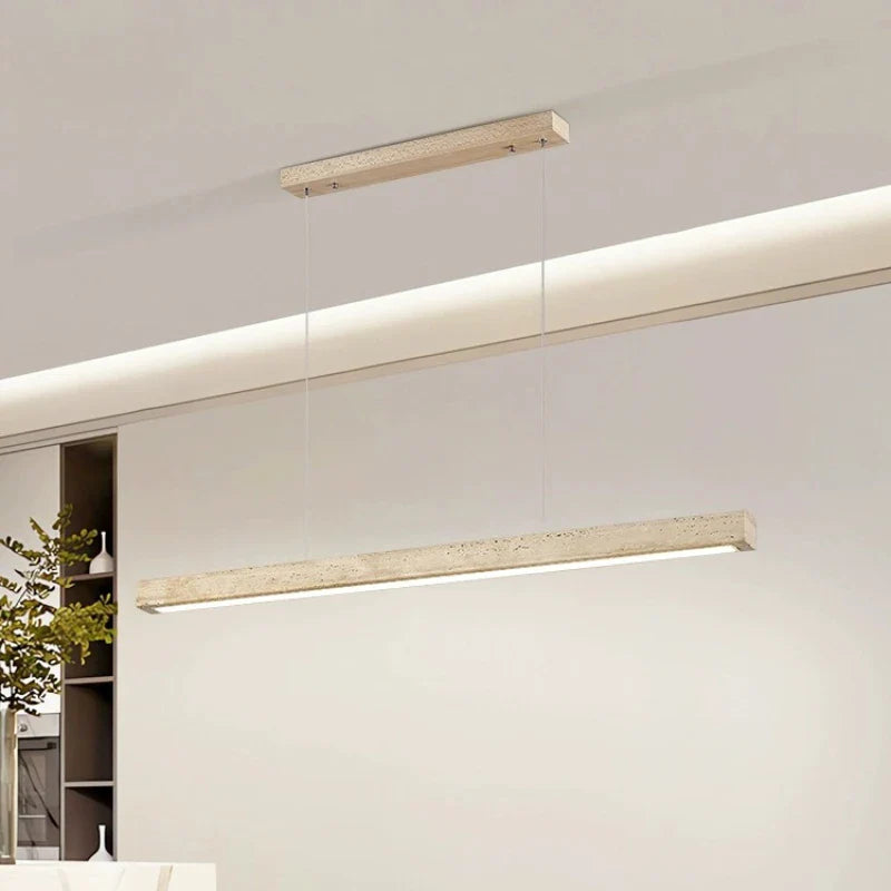 Natural Travertine LED Kitchen Light Fixture