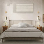 Cement LED Wall Lamp Sconce Modern Pull Chain Switch Stair Light