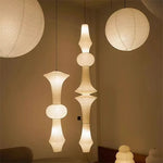 Akari Paper Pendant Lamp by - Noguchi Style Chandelier for Living Room & Bedroom