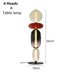 Glass Floor Lamp LED Table Light - Italian Design High Quality