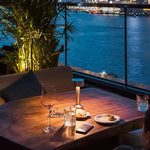 Retro Metal Touch Table Lamp for Bar Coffee Restaurant Light Desk LED Night Bedroom Decor