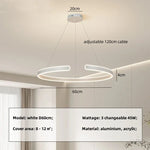 Circle Minimalist LED Pendant Light - Modern Indoor Hanging Lamp