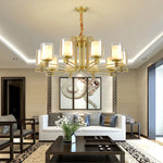 Zen Copper Chandelier for Living Room, Dining Room, Hotel, Restaurant