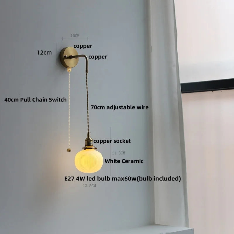 Clear Glass LED Wall Lamp Modern Crystal Home Decor Bathroom Mirror Light