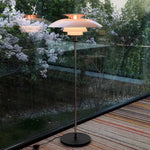 Nordic Metal Glass Floor Lamp with E27 Bulb