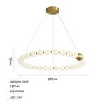 Love Gold Chrome Chandelier LED Suspension Lighting for Dinning Room