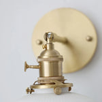 Ceramic Knob Switch Wall Light by IWHD - Modern LED Sconce for Bedroom, Hallway & Bathroom