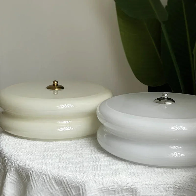 Glass Ceiling Bauhaus Down Light for Living Room, Dining Room, Bedroom