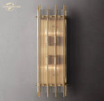 San Marco Glass Sconce: Modern Indoor Wall Lamp for Bathroom, Living Room & Bedroom