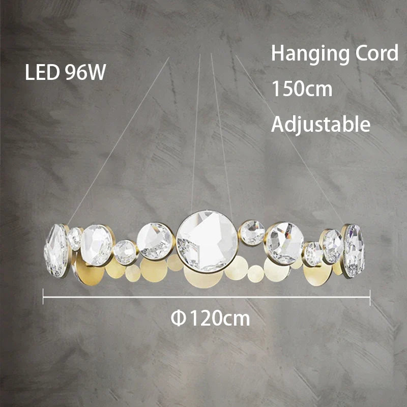 Diamante Crystal Ceiling Light Fixture