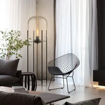 Modern Glass LED Floor Lamp for Living Room, Bedroom, Dining, and Home Decor