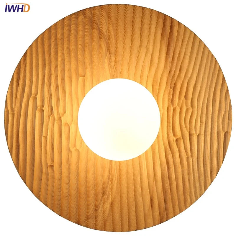 Wood LED Wall Sconce Light Modern Home Decor Appliance