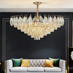 Brilliance Crystal Chandelier for Luxe Living & Dining Rooms.