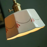 White Ceramic LED Pendant Lamp - Nordic Minimalism Design