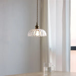 Nordic LED Pendant Light Clear Glass Dining Study Room Fixture