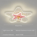 Modern Star LED Ceiling Lights for Living Room Bedroom Children's Room Nursery Lighting