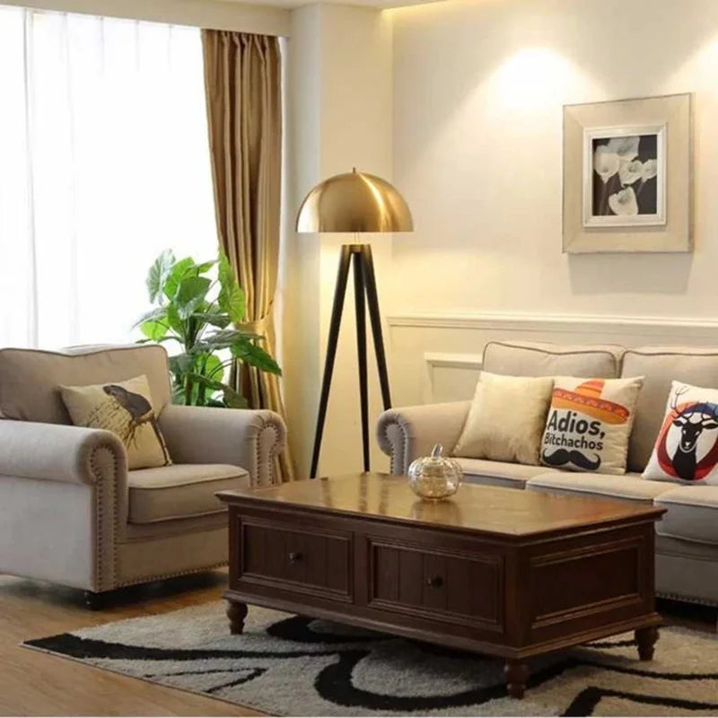 Mushroom Table Lights Floor Lamp Tripod for Living Room Bedroom