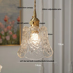 Afralia™ Green Glass LED Pendant Lamp | Modern Nordic Wood Walnut | Brass Knob Switch | Hanging Light