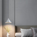 Brushed Sliver Black Pendant Light Chandelier for Bedroom Kitchen Dining Room