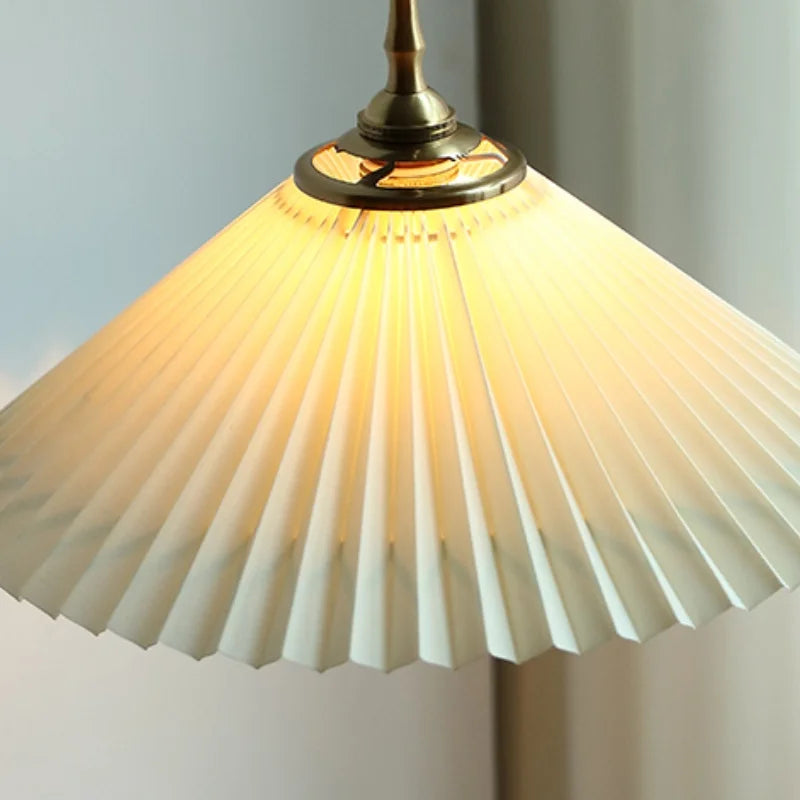 Copper LED Pendant Lamp, Adjustable Wire, Modern Nordic Design