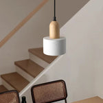 Sandstone LED Pendant Lamp for Home Decor, Japanese Wabi Sabi Hanging Light