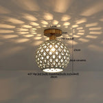 Ceramic LED Ceiling Lamp Indoor Lighting Semi-Circular Light Fixture